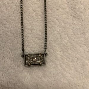 Graphite Kendra Scott necklace